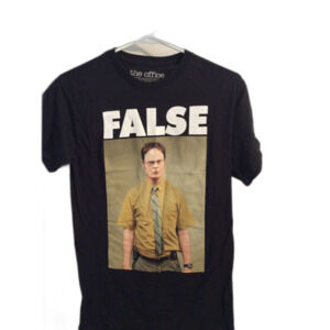 The Office Dwight "False" T Shirt Size Small S Black